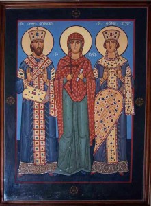 Царь Мириан, святая Нина и царица Нана